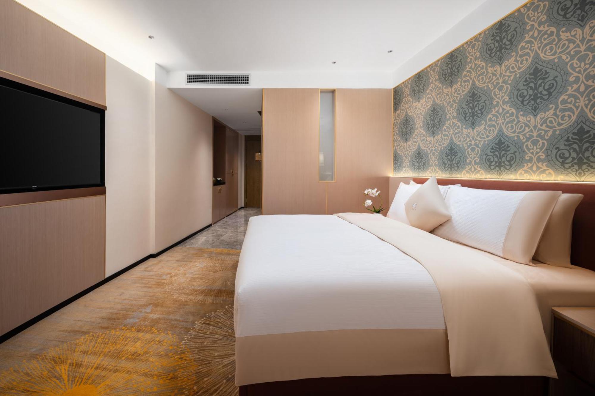 Guangzhou Wogo Yuanbao Hotel-Zhujiang New Town-Free Canton Fair Shuttle Bus & Overseas Buyer Registration Services Esterno foto